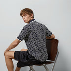 COTTON PIQUET POLO WITH HORSEBIT
