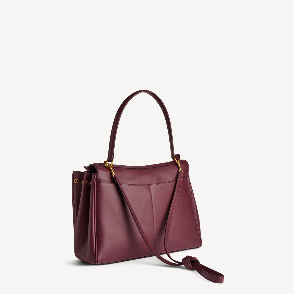 Women's Rodeo Handbag Medium in Burgundy RUNWAY DELUXE