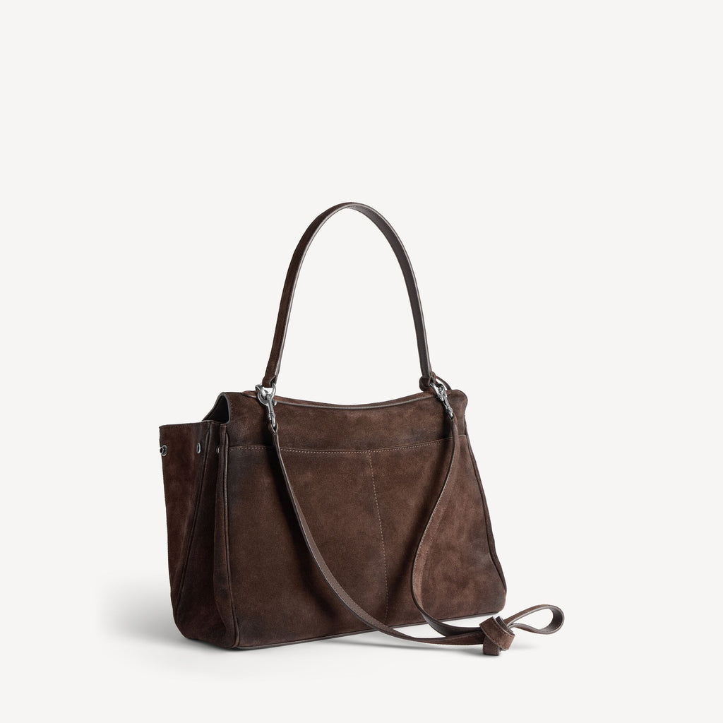 Women's Rodeo Handbag Medium in Light Espresso RUNWAY DELUXE