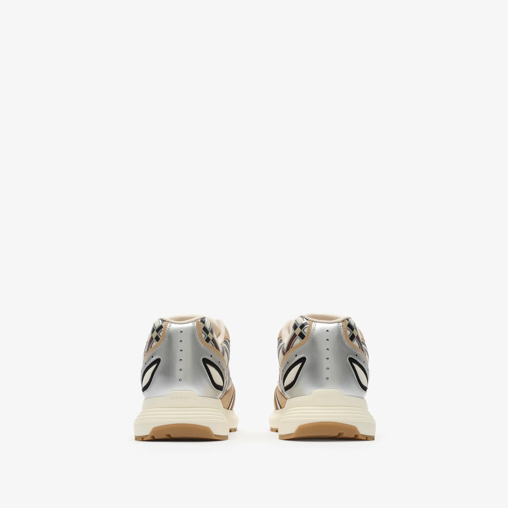 Nylon, Suede and Leather Eclipse Sneakers
