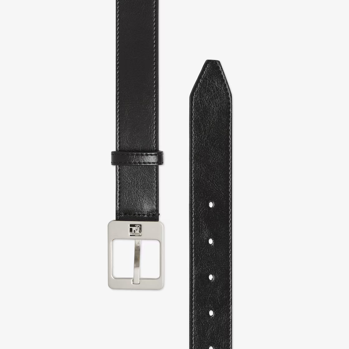 Belt Black leather belt RUNWAY DELUXE