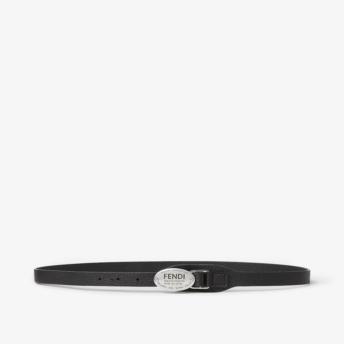 Selleria Belt Black leather belt RUNWAY DELUXE
