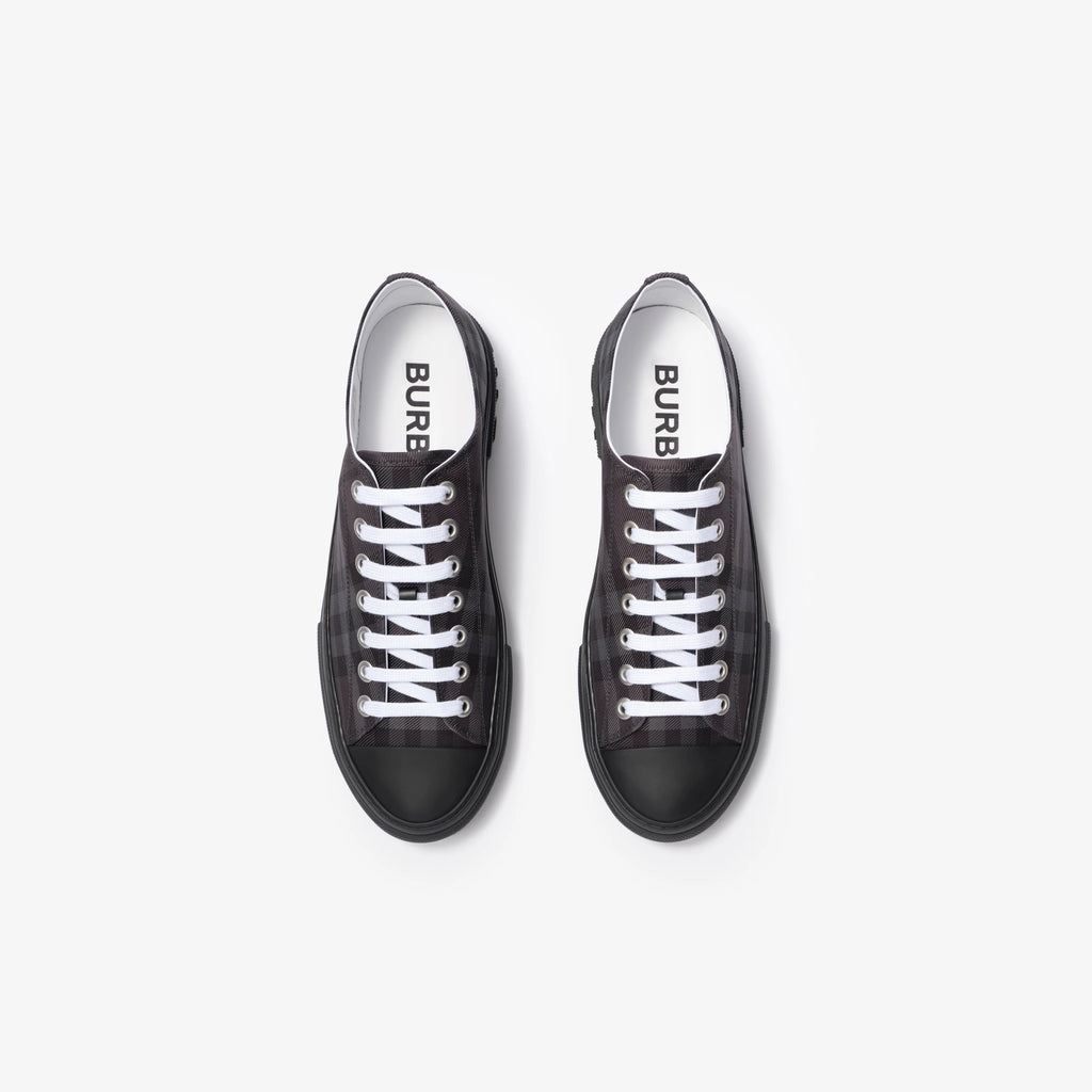 Check Nylon Blend Sneakers