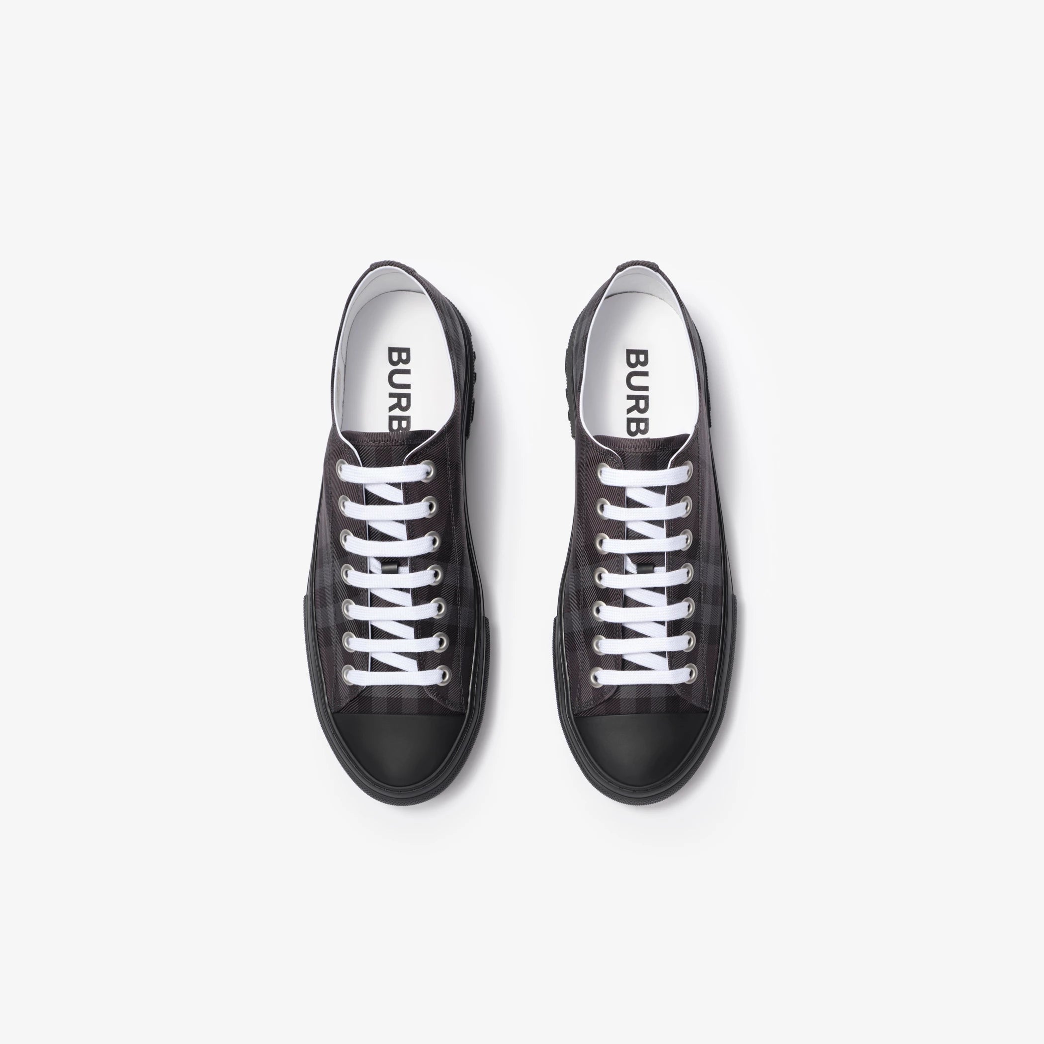 Check Nylon Blend Sneakers
