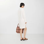 Check Cotton Voile Dress