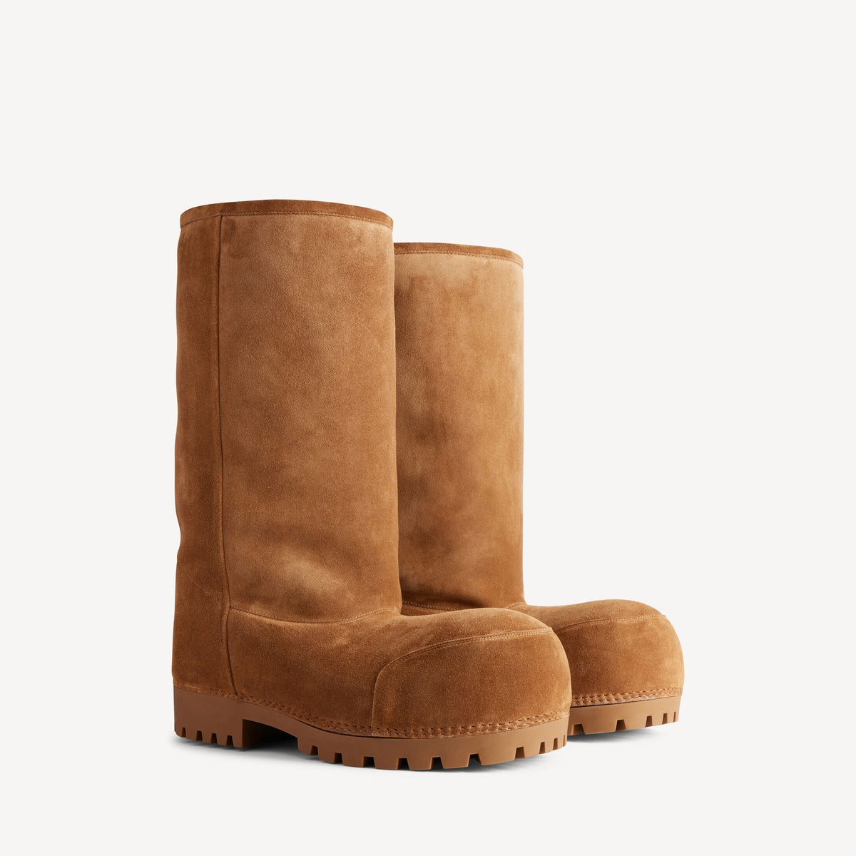 Women's Alaska Fur High Boot in Brown