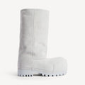 Women's Alaska Fur High Boot in Ciel
