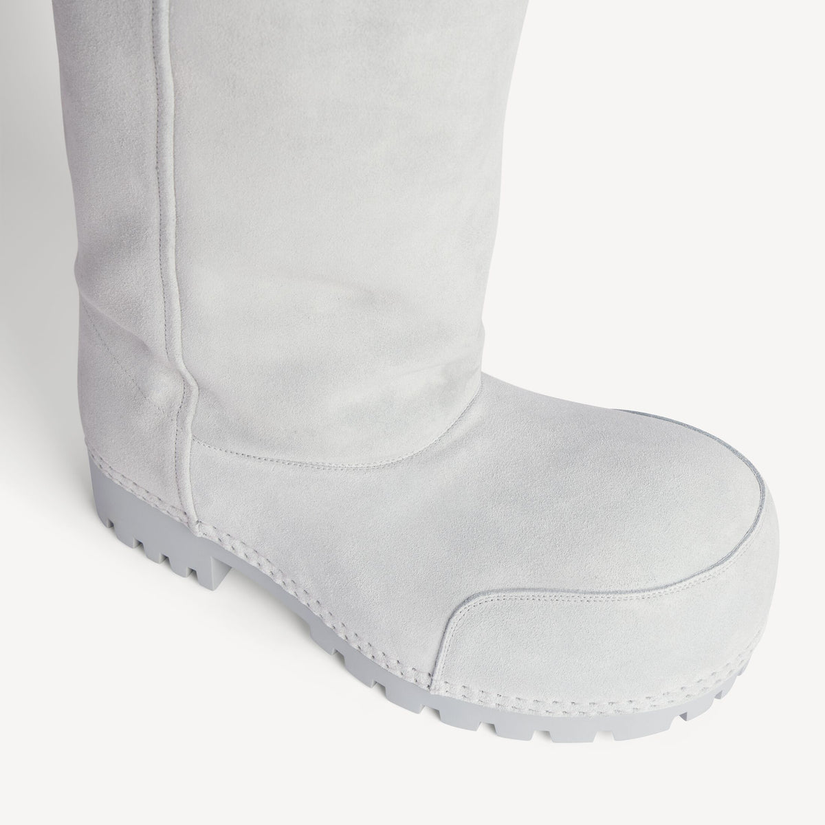 Women's Alaska Fur High Boot in Ciel