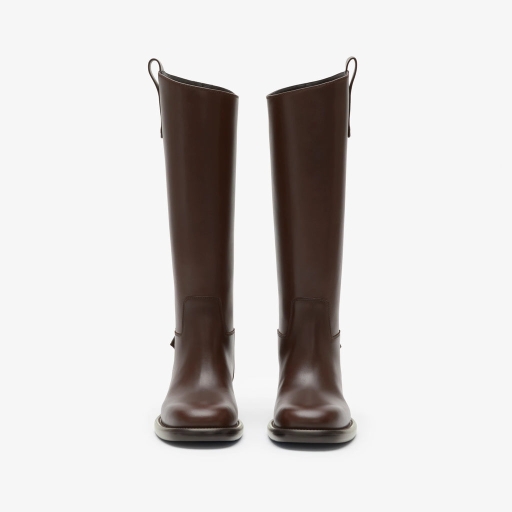 Leather Cavalier Boots