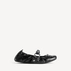 Women's City Ballerina in Black/silver
