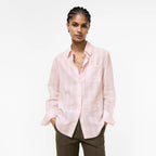 Classic Fit Check Cotton ShirtPrice undefined Frosty pink RUNWAY DELUXE
