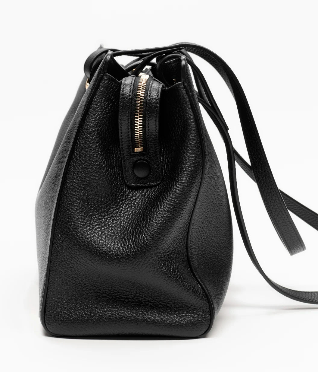 Grained Calfskin & Gold-Tone Metal  Black RUNWAY DELUXE