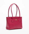 Calfskin & Gold-Tone Metal  Fuchsia RUNWAY DELUXE