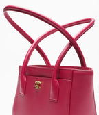Calfskin & Gold-Tone Metal  Fuchsia RUNWAY DELUXE