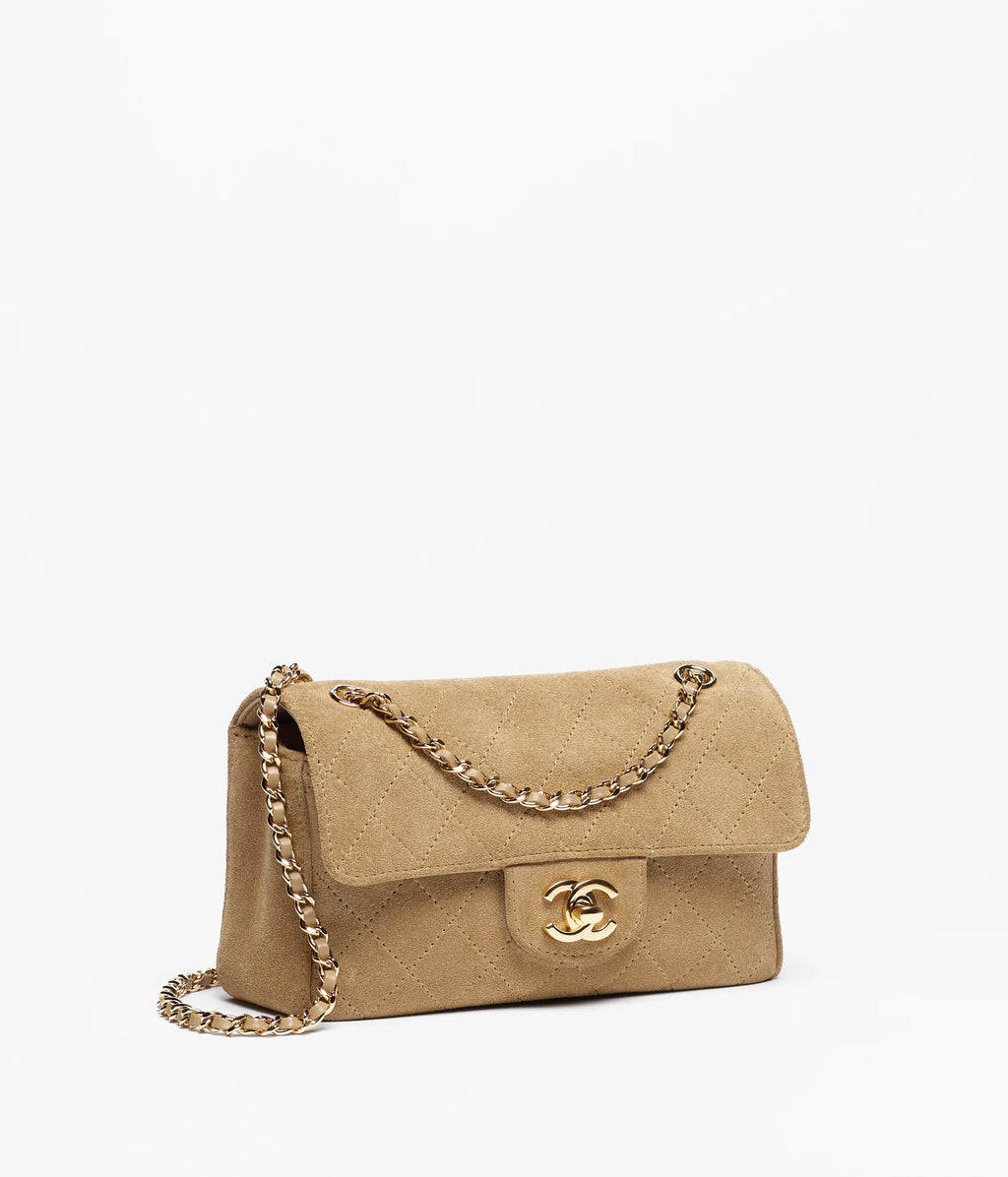 Suede Calfskin & Gold Metal RUNWAY DELUXE