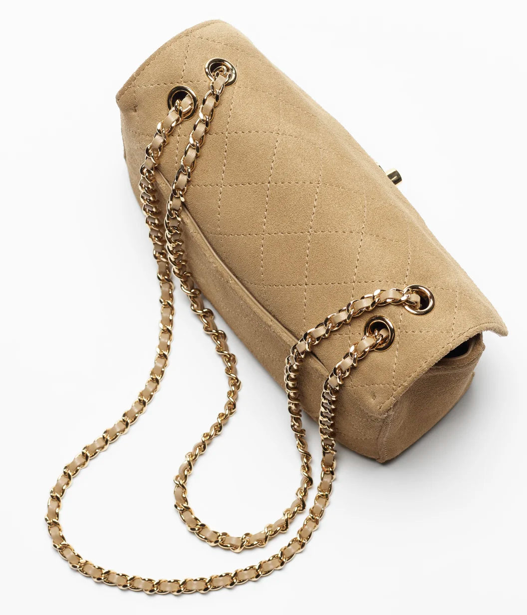 Suede Calfskin & Gold Metal RUNWAY DELUXE