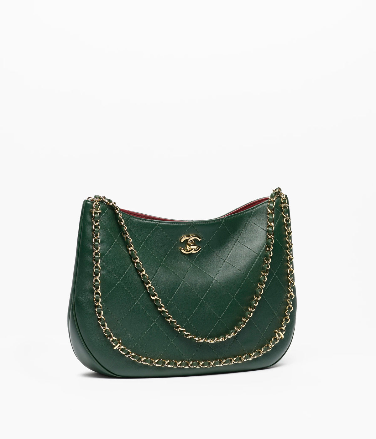 Lambskin  Dark Green RUNWAY DELUXE