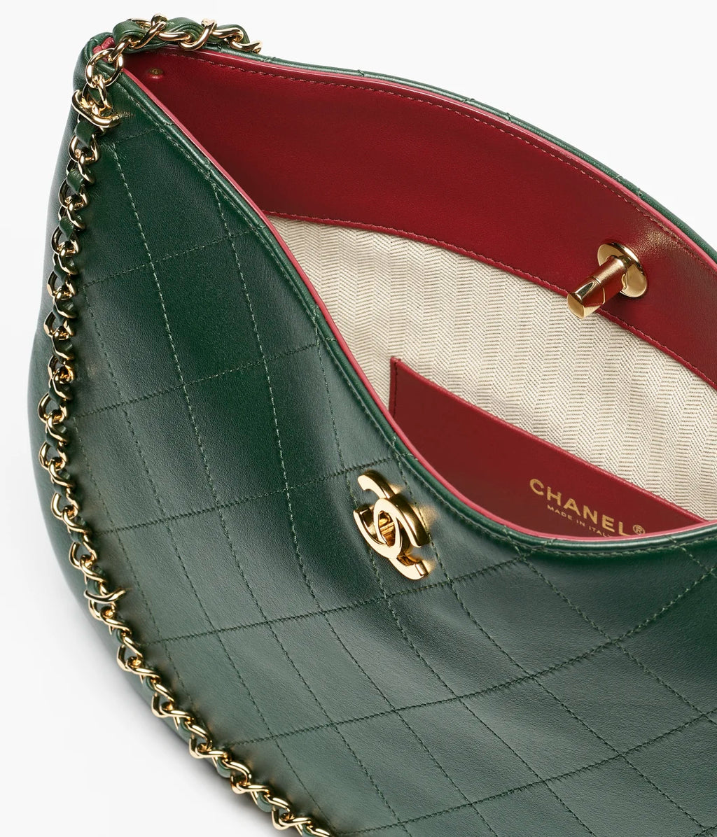 Lambskin  Dark Green RUNWAY DELUXE