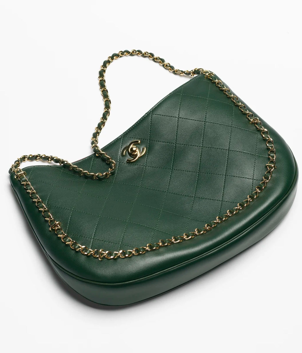 Lambskin  Dark Green RUNWAY DELUXE