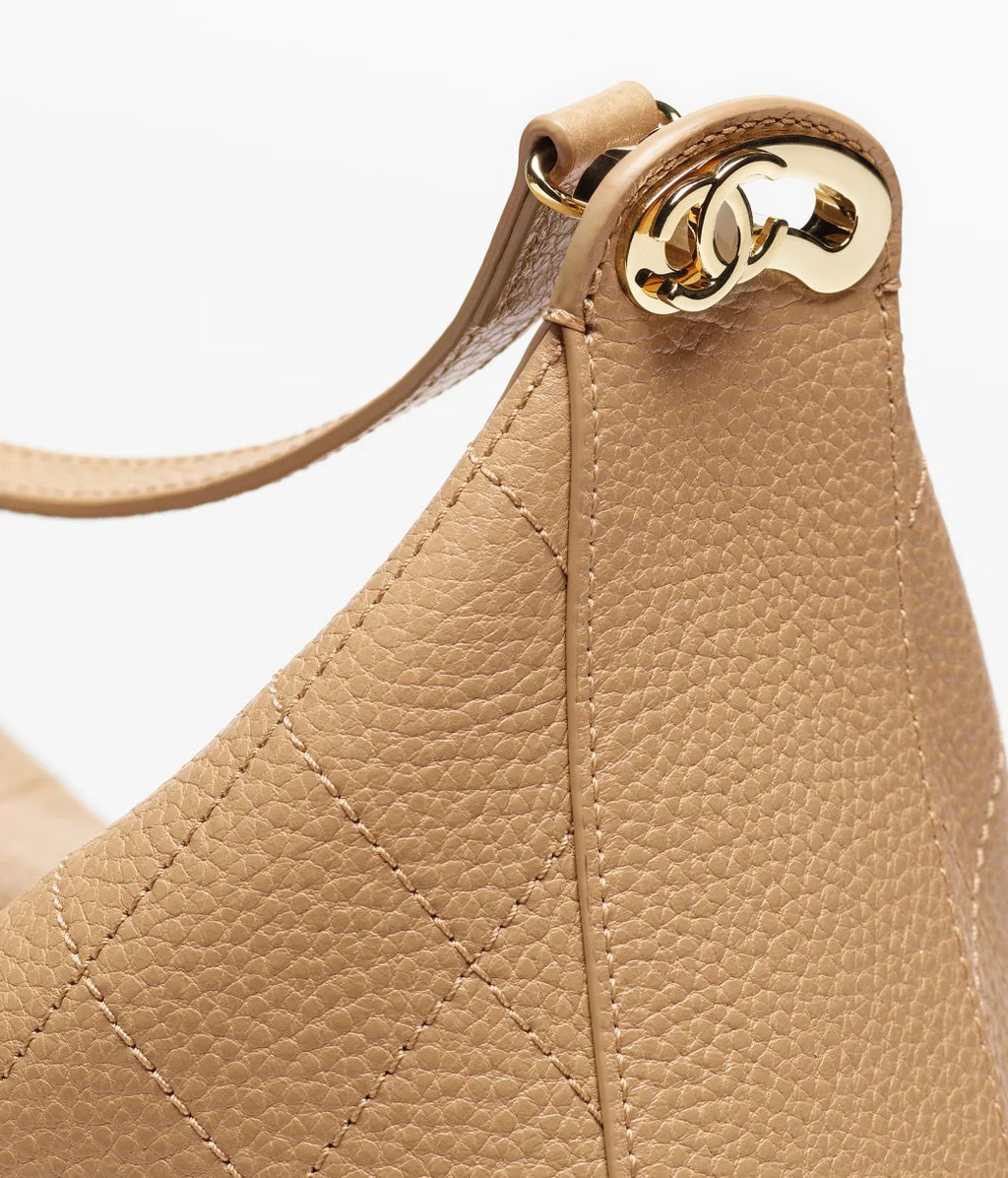 Grained Shiny Calfskin & Gold-Tone Metal RUNWAY DELUXE
