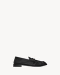 LE LOAFER supple in matte leather BLACK RUNWAY DELUXE