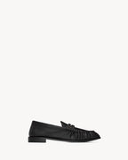 LE LOAFER supple in matte leather BLACK RUNWAY DELUXE