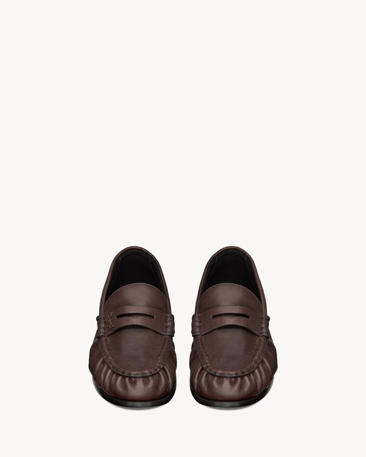 LE LOAFER supple in matte leather PARIS BROWN RUNWAY DELUXE