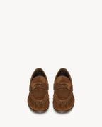 LE LOAFER supple in suede DARK HAVANA RUNWAY DELUXE