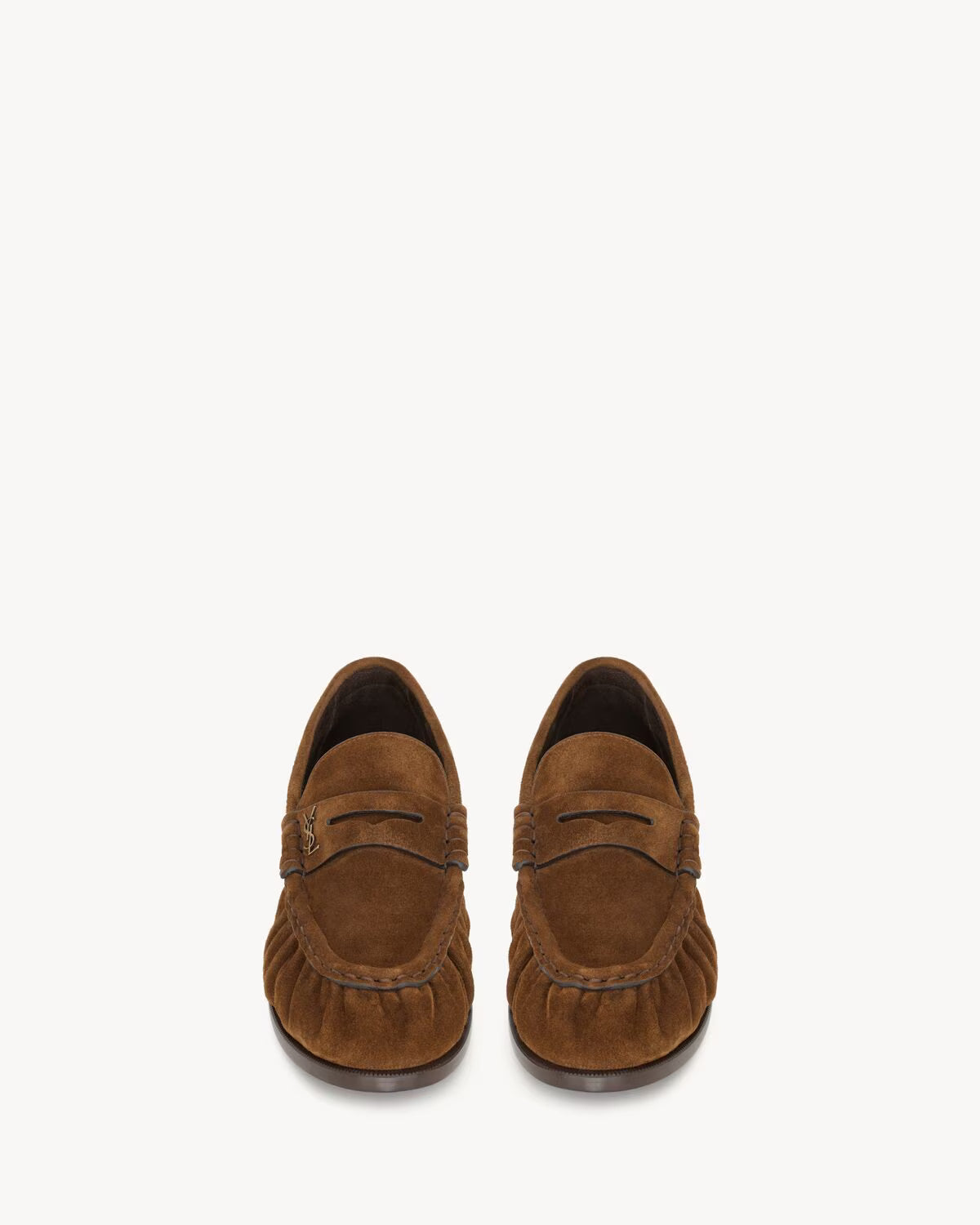 LE LOAFER supple in suede DARK HAVANA RUNWAY DELUXE