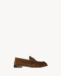 LE LOAFER supple in suede DARK HAVANA RUNWAY DELUXE