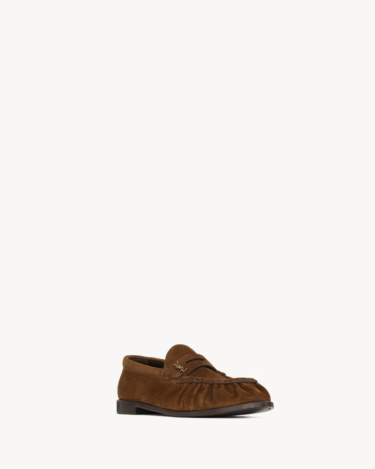 LE LOAFER supple in suede DARK HAVANA RUNWAY DELUXE