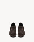 LE LOAFER supple in suede DARK CHOCOLATE RUNWAY DELUXE