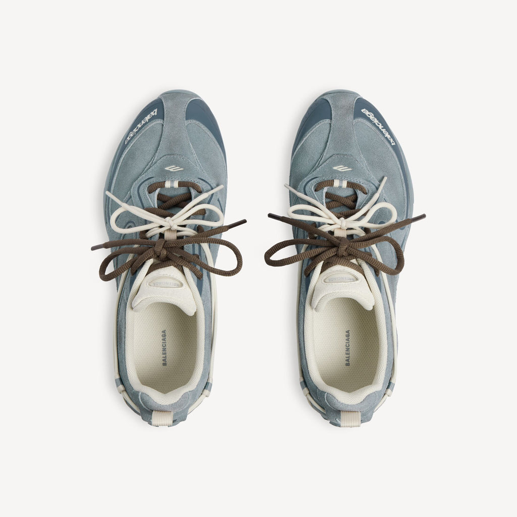 Women's Radar Velvety Sneaker in Grey/off White/brown
