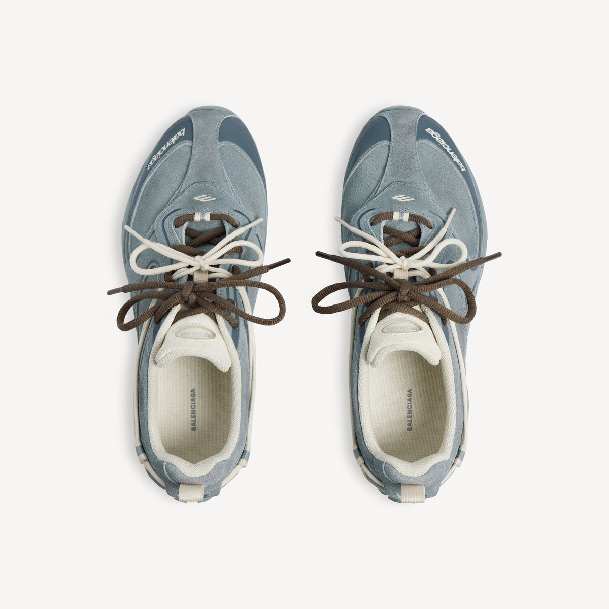 Women's Radar Velvety Sneaker in Grey/off White/brown