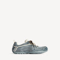 Women's Radar Velvety Sneaker in Grey/off White/brown
