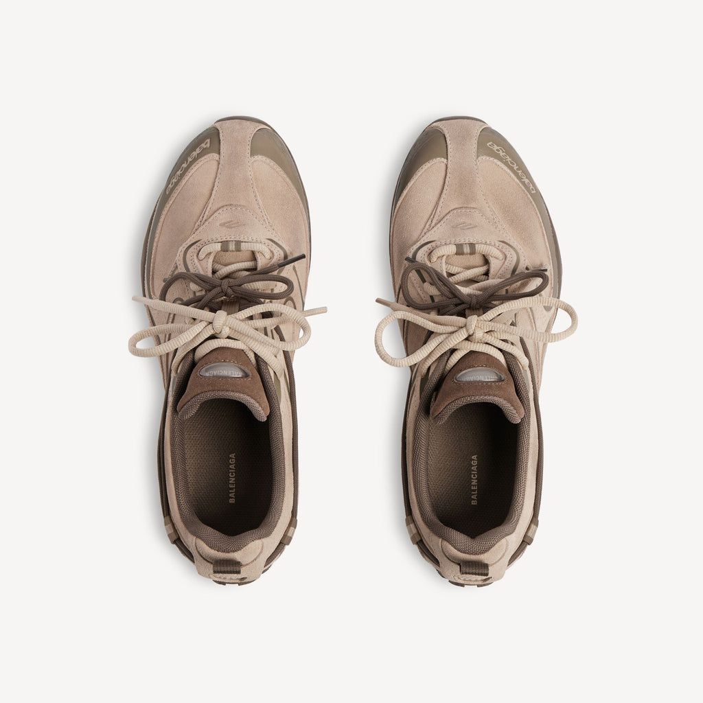 Women's Radar Velvety Sneaker in Beige/brown