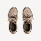Women's Radar Velvety Sneaker in Beige/brown