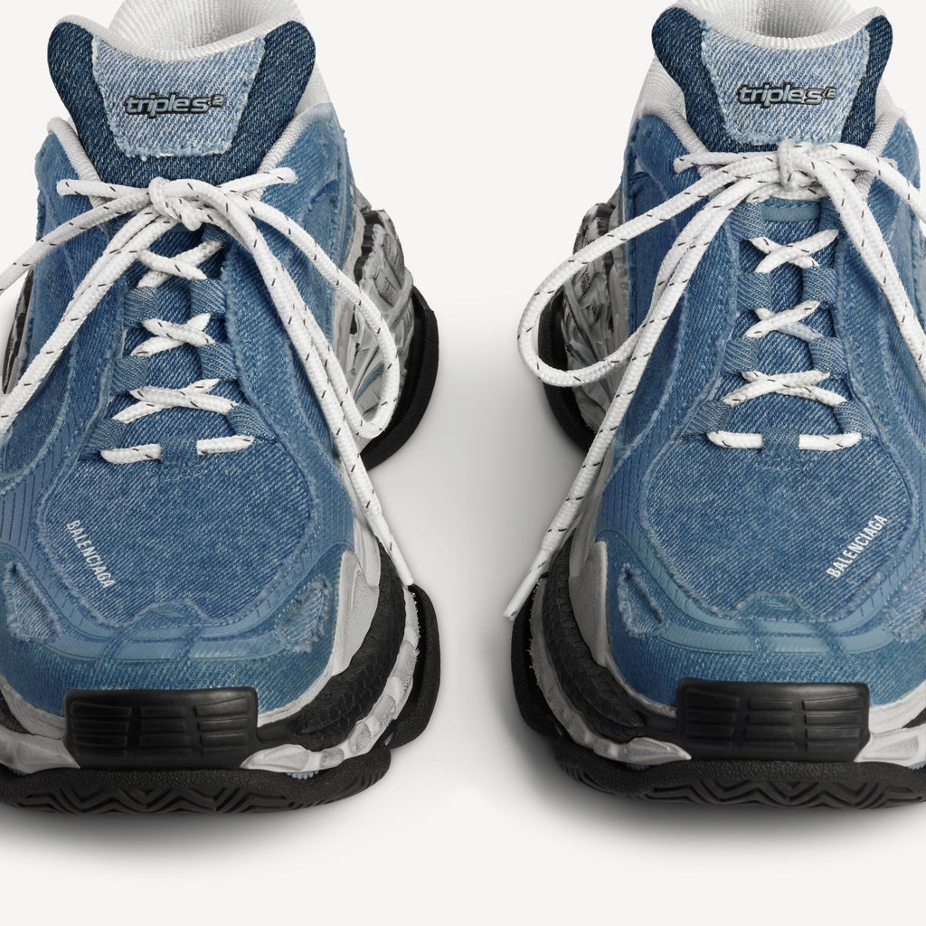 Women's Triple S.2 Denim Sneaker in Blue
