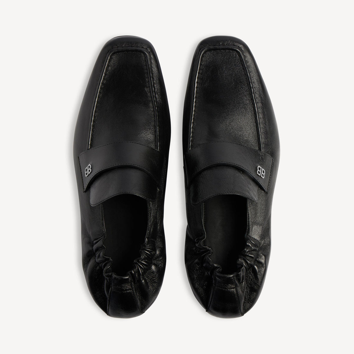 Men's Palermo Bb Loafer in Black Palermo BB Loafer in black supersoft goatskin RUNWAY DELUXE