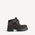 Women's Combat Strike Low Boot in Brown/black