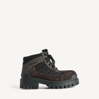 Women's Combat Strike Low Boot in Brown/black