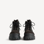 Women's Combat Strike Low Boot in Brown/black