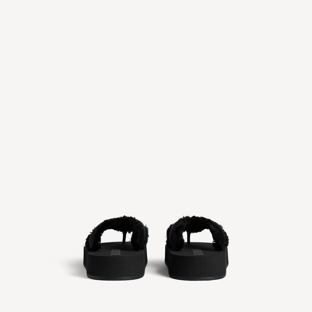 Women's Jet Lag Thong in Black RUNWAY DELUXE