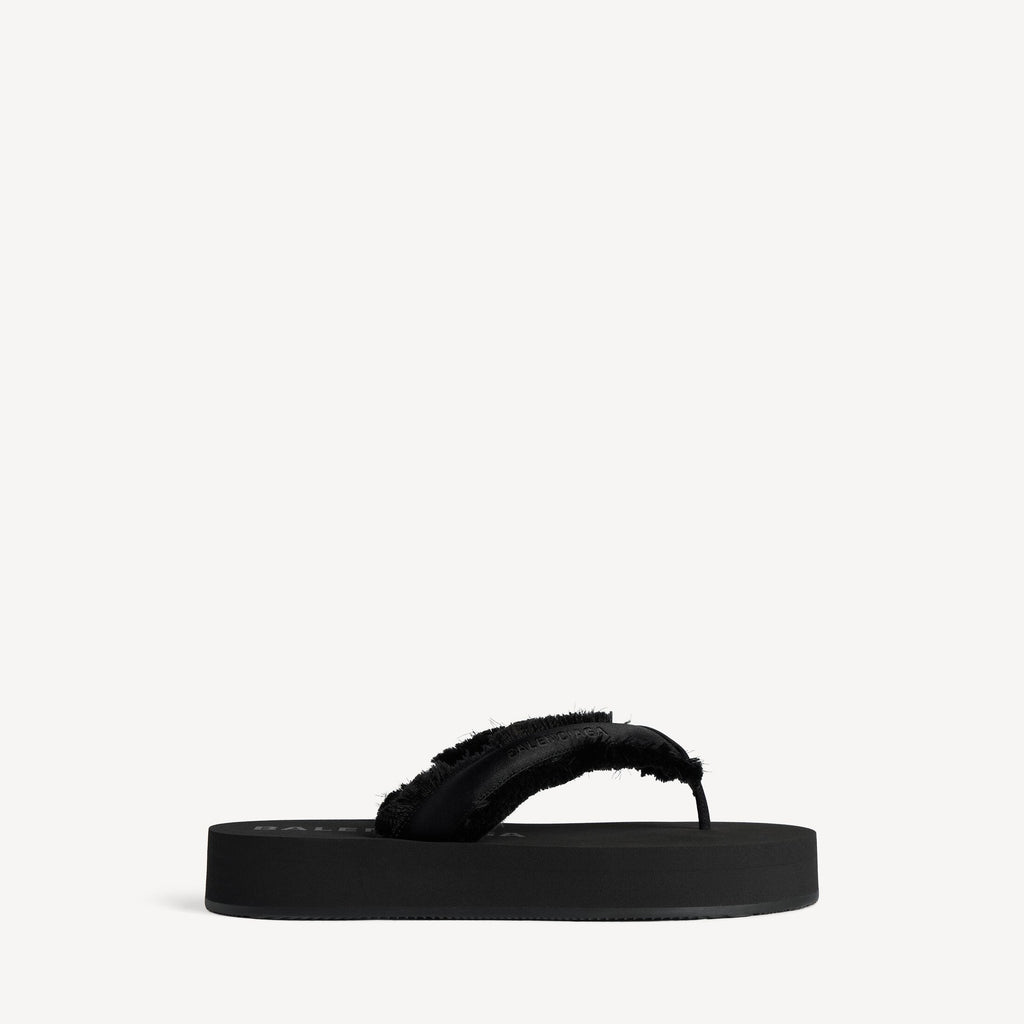 Women's Jet Lag Thong in Black RUNWAY DELUXE