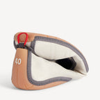 Women's Ballet Sneaker in Eggshell/grey/navy/red