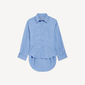 Classic Shirt in light blue cotton poplin RUNWAY DELUXE