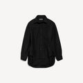 Classic Shirt in black double cotton is from look 40 of Balenciaga's Summer 26 Collection. RUNWAY DELUXE