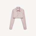 Women's Cropped Shirt in Dusty Pink RUNWAY DELUXE