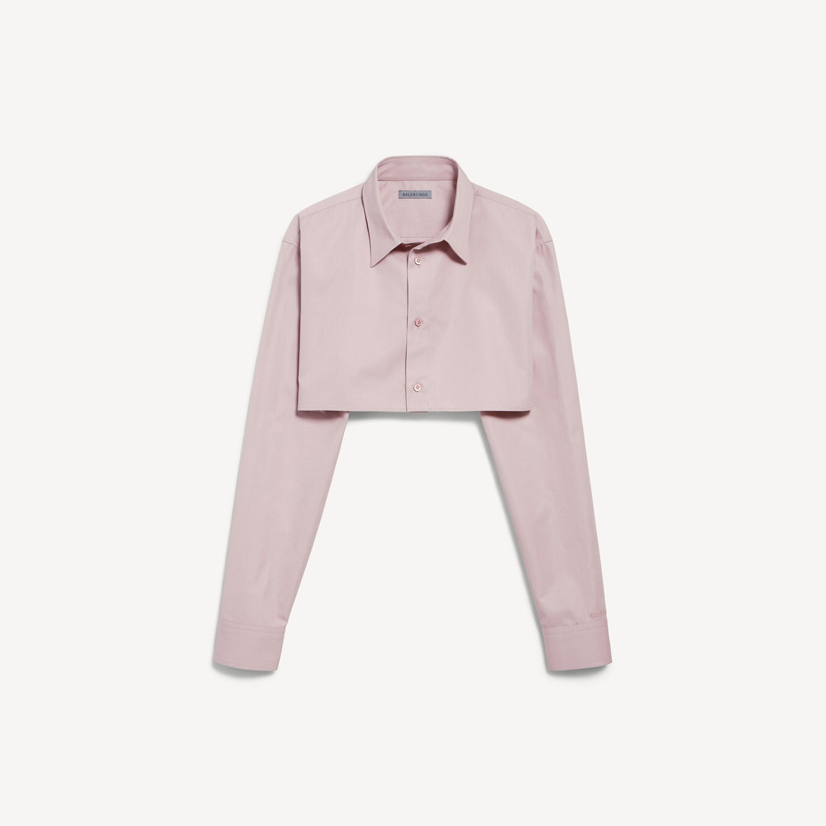 Women's Cropped Shirt in Dusty Pink RUNWAY DELUXE