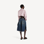 Women's Cropped Shirt in Dusty Pink RUNWAY DELUXE